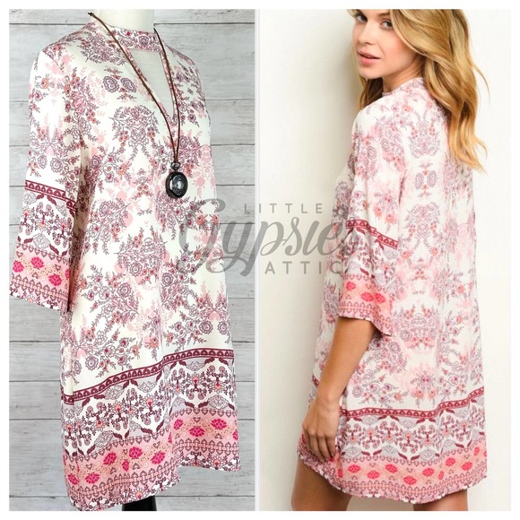 littlegypsie Tops - India Boho Lounge Comfy Tunic